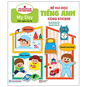 Sách Một ngày của tớ - Bé vui học tiếng anh cùng Sticker