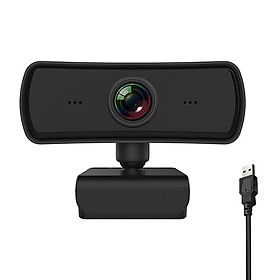Camera HD rộng 1440P USB2.0 Tự động lấy nét với Micrô giảm tiếng ồn cho PC / Máy tính xách tay với phần mở rộng 3M -Màu đen-Size Không có dây nối dài 3m