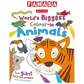Sách ngoại văn: World's Biggest Colour-In: Animals (2 Posters)
