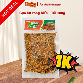 Gạo lứt giảm cân ăn liền Mailey Túi 150g - gạo lứt sấy rong biển/ cháy tỏi ăn kiêng healthy eat clean