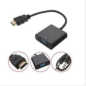 Cáp chuyển từ HDMI sang VGA có hỗ trợ audio