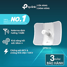 Mua Bộ CPE Outdoor TP-Link CPE610 23dBi Tốc Độ 300Mbps Băng Tần 5GHz - Hàng Chính Hãng