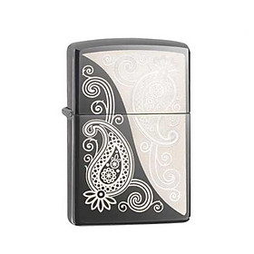 Bật Lửa Zippo Paisley Design Black Ice Chính Hãng Usa