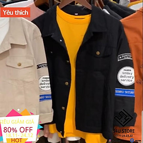 Được Kiểm Hàng Trước Áo khoác jeans thêu Nam Nữ HÀNG SIÊU CẤP
