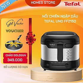 Hình ảnh  Nồi Chiên Ngập Dầu TEFAL Uno FF215D - Sản Xuất Tại Pháp 4 Chế Độ Nhiệt Dung Tích 1.8 Lít Công Suất 1600 W - Hàng Nhập Khẩu Đức