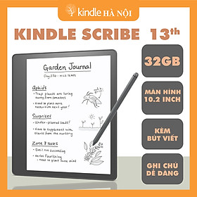 Mua Máy đọc sách Kindle Scribe – thế hệ đầu tiên có thể đọc và viết  màn hình 10 2” 300PPI  đèn vàng warmlight  bộ nhớ 16-64GB  đồng bộ dữ liệu qua Microsoft Word - hàng nhập khẩu
