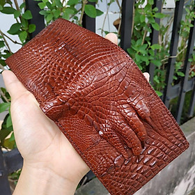 Ví Da Cá Sấu [NGUYÊN BÀN TAY CÁ SẤU CÓ MÓNG RẤT ĐẸP] Để Vừa Giấy Tờ Cũ