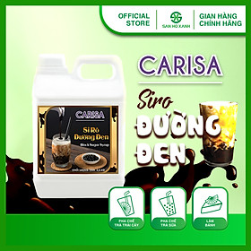 Đường đen carisa black sugar syrup 2l