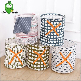 Mua Giỏ đựng đồ - vải bố chống ẩm THỦY BÔNG giúp chị em chưa cả thế giới như đồ trong nhà