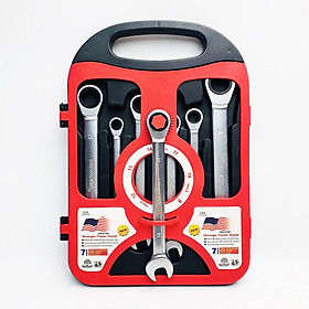 Mua Cờ lê đầu tròng tự động - Bộ cờ lê tự động cao cấp 7 chi tiết 8-19mm