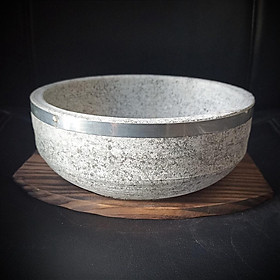 Mua Tô đá giữ nhiệt nấu phở kèm đế gỗ 16cm 18cm 20cm
