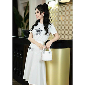 SÉT ÁO THUN HỌA TIẾT CHÂN VÁY