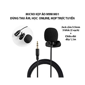 Hình ảnh Review Micrô Thu Âm Mini Cổng Kết Nối 3.5mm