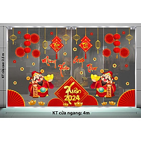 Mua DECAL TRANG TRÍ TẾT 2024 CHO KHU HÀNH CHÍNH