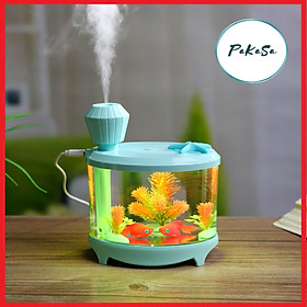 Mua Máy Tạo Độ Ẩm/ Máy Phun Sương Để Bàn Làm Việc Mini Hình Bể Cá PaKaSa - Hàng Chính Hãng