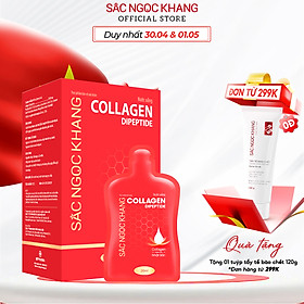 [NEW] Nước uống đẹp da Collagen Dipeptide Sắc Ngọc Khang tinh khiết nhập khẩu từ Nhật Bản, đạt chuẩn hàm lượng hấp thụ nhanh & vượt trội giúp trẻ hóa làn da - săn chắc và sáng mịn