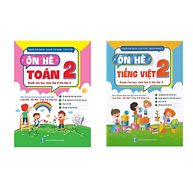 Sách - Combo Ôn Hè Toán và Tiếng Việt 2 Dành cho học sinh lớp 2 lên 3 (2 cuốn)