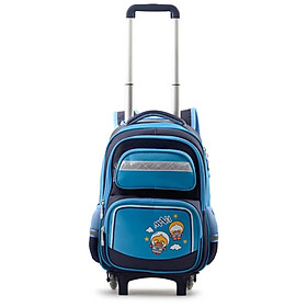 BALO KÉO HỌC SINH MR VUI 928 CHO BÉ TRAI VÀ BÉ GÁI LỚP 2-5 - Vịt xanh