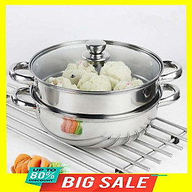 Mua Nồi hấp đa năng 2 tầng lắp kính 21x28cm