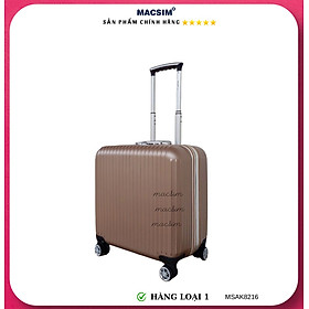 Vali cao cấp Macsim Aksen hàng loại 1 MSAK8216 cỡ 17 inch màu gold