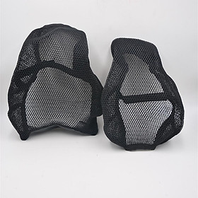 Motorcycle 2 Piece Mesh Seat Cover Breathable Seat Cover for