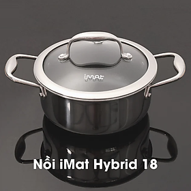 Mua Nồi inox iMat Hybrid Blackcube 18cm