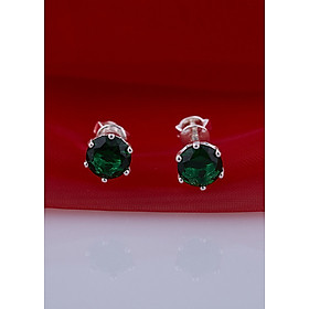 Bông tai bạc đính đá Ross xanh được thiết kế bởi thương hiệu Opal