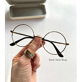 Gọng Kính Mắt Tròn Harry Porter Form Nhỏ + Tặng Hộp đựng, khăn lau