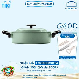 Nồi Decor Lock&Lock LDE1244IH Hai Tay Cầm (24cm) - Màu Mint
