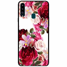Ốp lưng dành cho samsung a20s mẫu họa tiết hoa hồng