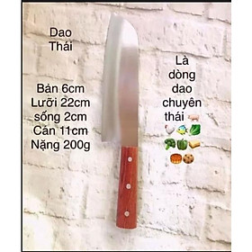 Mua Dao thái thịt kiểu nhật- Thép Nhật trắng không gỉ - Chuôi gỗ hương