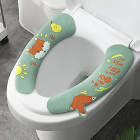 Mua Miếng lót bồn cầu không thấm nước giặt được M222  đệm lót toilet có thể dán tùy chỉnh