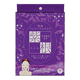 Mặt nạ săn chắc da SKN Shikon Facical Mask S (Hộp 10 miếng)