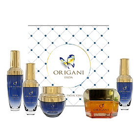 Bộ Chăm Sóc Da Mặt Origani Erda Indulgence Facial Collection (5 sản phẩm) - Có Chứng Nhận Hữu Cơ - Chăm Sóc Da Vùng Mắt Cùng Dưỡng Ẩm Da Mặt