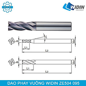 Dao phay vuông Widin ZE504 095