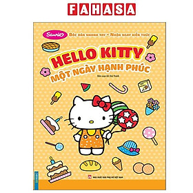 Sách - Bóc Dán Nhanh Tay - Nhận Ngay Kiến Thức - Hello Kitty - Một Ngày Hạnh Phúc