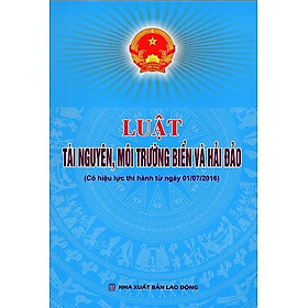 Sách Luật Tài Nguyên Môi Trường Và Hải Đảo