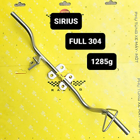 Gác máy full INOX 304 gắn Wave, Dream, Ex, Sirius, Fuled, Wave 110, Funeo