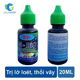 Hình ảnh Review G-BiO 20ML Chống Nhiễm khuẩn, Lở Loét Ngoài Da, Thối Vây.... Ở Cá. Hàng mới về