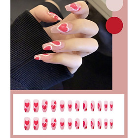 Bộ 24 móng tay giả nail thơi trang như hình