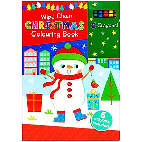 Wipe Clean Colouring Books - Snowman