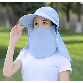 Mũ khẩu trang chống nắng chống tia cực tím cao cấp
