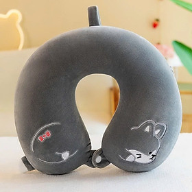Mua Gối Massage Vòng Cổ Chữ U Đa Năng Gối Ngủ Văn Phòng Gối Đi Du Lịch Gối cổ chữ U trơn đi phượt dã ngoại