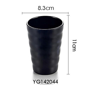 Mua LY CỐC YG142044 | CỐC MELAMINE ĐEN MỜ
