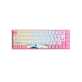 Bàn phím cơ AKKO 3068B Plus World Tour Tokyo R2 (Bluetooth 5.0 / Wireless 2.4Ghz / Hotswap / Foam tiêu âm / AKKO CS Jelly Pink) - Hàng Chính Hãng