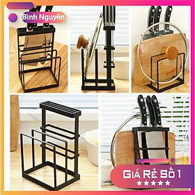 Mua Kệ Cài Dao Thớt Nhà Bếp Giá Đỡ Dao Thớt Đa Năng Sơn Tĩnh Điện Cao Cấp Nhỏ Gọn Chắc Chắn
