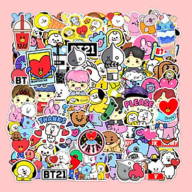 50 Hình Sticker Chủ Đề BTS