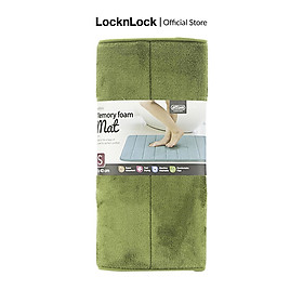 Mua Thảm chùi chân Memory Foam Lock&Lock MAT510  Hàng chính hãng  Polyester mềm mại  thấm hút tốt  giảm trơn trượt - JoyMall