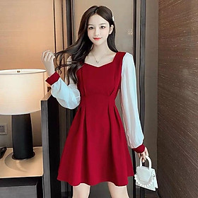  Đầm xoè phối voan Bigsize 60-85 ký