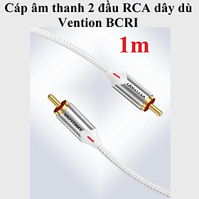 Mua Cáp âm thanh 2 đầu RCA Coaxial dây dù Vention BCRI _ Hàng chính hãng